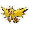 Game sprite for Zapdos 
