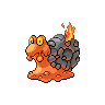 Game sprite for Magcargo 