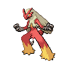Game sprite for Blaziken 