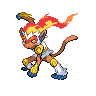Game sprite for Infernape 