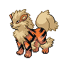 Game sprite for Arcanine 