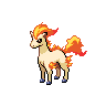 Game sprite for Ponyta 